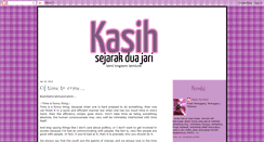 Desktop Screenshot of kasihsejarakduajari.blogspot.com