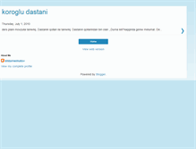 Tablet Screenshot of dildarneimatov-korogludastani.blogspot.com