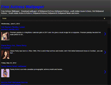 Tablet Screenshot of freeactresswallpaper.blogspot.com