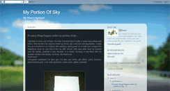 Desktop Screenshot of myportionofsky.blogspot.com