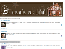 Tablet Screenshot of elmundoesmini.blogspot.com