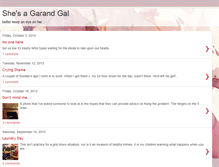 Tablet Screenshot of garandgal.blogspot.com