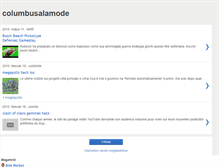 Tablet Screenshot of columbusalamode.blogspot.com