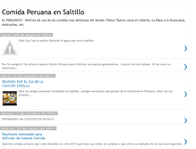 Tablet Screenshot of comidaperuanaensaltillo.blogspot.com