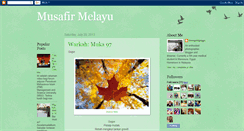 Desktop Screenshot of musafirmelayu.blogspot.com