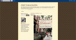 Desktop Screenshot of firstparagraphs-marielle.blogspot.com