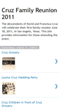 Mobile Screenshot of cruzfamilyreunion2010.blogspot.com