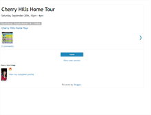 Tablet Screenshot of cherryhillshometours.blogspot.com