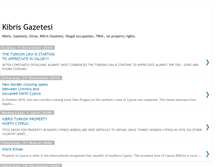 Tablet Screenshot of kibrisgazetesi.blogspot.com