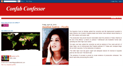 Desktop Screenshot of confabconfessor.blogspot.com