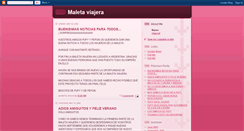 Desktop Screenshot of maletaviajera.blogspot.com