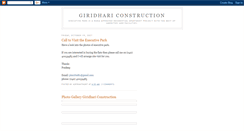 Desktop Screenshot of giridhariconstruction.blogspot.com