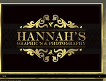Tablet Screenshot of hannahsphotographygraphics.blogspot.com