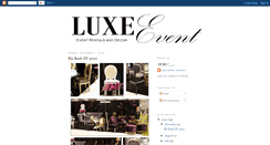 Desktop Screenshot of luxeeventrentals.blogspot.com