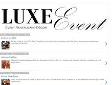 Tablet Screenshot of luxeeventrentals.blogspot.com