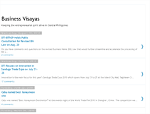 Tablet Screenshot of businessvisayas.blogspot.com