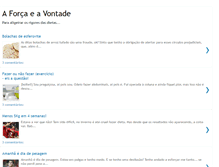 Tablet Screenshot of aforcaeavontade.blogspot.com