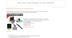 Desktop Screenshot of camcorder-flash-memory.blogspot.com