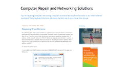 Desktop Screenshot of computer-repair-solutions.blogspot.com