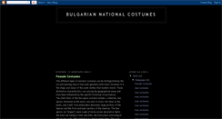 Desktop Screenshot of bulgariannationalcostumes.blogspot.com