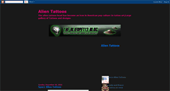 Desktop Screenshot of alien-tattoos.blogspot.com