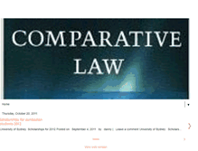 Tablet Screenshot of comparativelaws.blogspot.com