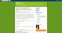 Desktop Screenshot of ifbaiano-ihc2010.blogspot.com