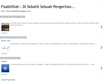 Tablet Screenshot of izzan-fisabilillah.blogspot.com