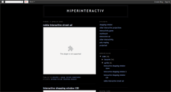 Desktop Screenshot of hiperinteractiv.blogspot.com