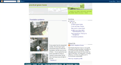 Desktop Screenshot of practicalgreenhome.blogspot.com