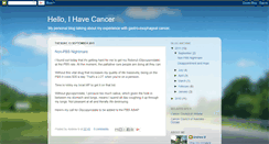 Desktop Screenshot of helloihavecancer.blogspot.com