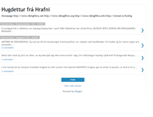 Tablet Screenshot of hrafngunnlaugsson.blogspot.com