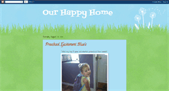 Desktop Screenshot of ourhappygriggshome.blogspot.com