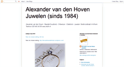 Desktop Screenshot of alexandervandenhoven.blogspot.com