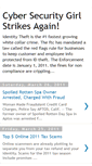 Mobile Screenshot of cybersecuritygirlstrikesagain.blogspot.com
