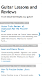 Mobile Screenshot of compareguitarlessonscom.blogspot.com
