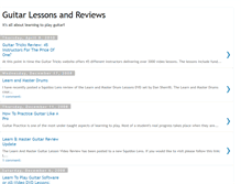 Tablet Screenshot of compareguitarlessonscom.blogspot.com