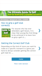 Mobile Screenshot of howtogripagolfclubcorrectly.blogspot.com