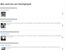 Tablet Screenshot of benandlisaareunemployed.blogspot.com