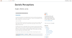 Desktop Screenshot of danielsperceptions.blogspot.com