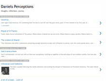 Tablet Screenshot of danielsperceptions.blogspot.com