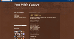 Desktop Screenshot of julesfunwithcancer.blogspot.com