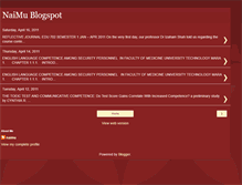 Tablet Screenshot of naimueducation.blogspot.com