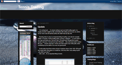 Desktop Screenshot of blog-tradingtennis.blogspot.com