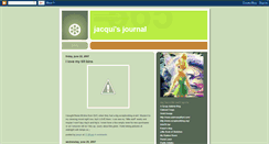 Desktop Screenshot of jacquisjournal.blogspot.com
