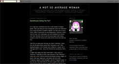 Desktop Screenshot of anotsoaveragewoman.blogspot.com