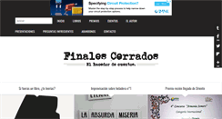 Desktop Screenshot of finalescerrados.blogspot.com