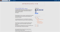 Desktop Screenshot of antropologiaucm.blogspot.com