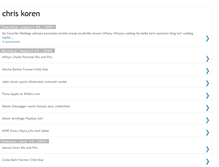 Tablet Screenshot of chriskoren.blogspot.com