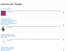 Tablet Screenshot of institutodeltiempo.blogspot.com